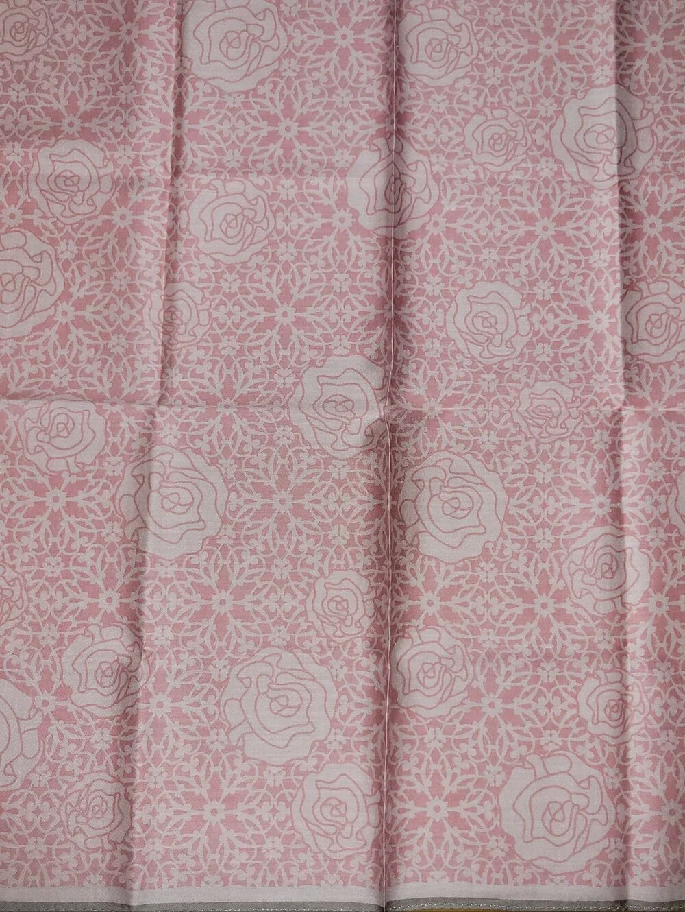 YSL Vintage Square Scarf In Pink